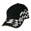 Contrast Checkered Cotton Cap