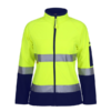 Ladies Softshell Jacket with Reflective Tape - Image 2