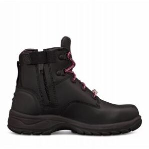 Blundstone Ladies Lace Up/Zip Black Boot